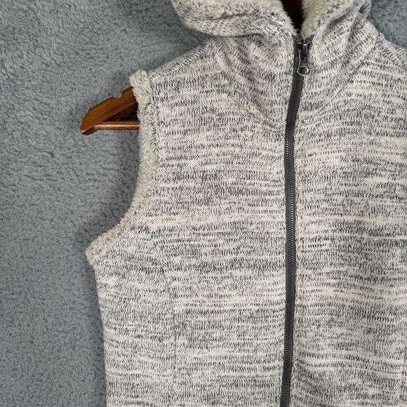 Kuhl Vest Womens Small Beige Alaska Hooded Sherpa Lined Full Zip - Picture 2 of 9
